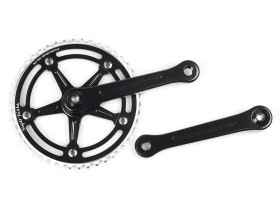 Juego Bielas Fixie / Single Speed BLB Super Pista 165mm Negro Online
