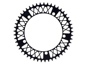 Plato Fk55. Lattice Chainring 47T Negro Aluminio 7075 Online
